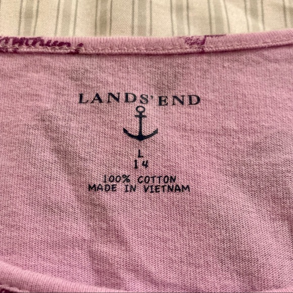 Lands End Purple dog print dress - Picture 7 of 9